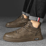 Advbridge Men's Breathable Lightweight Comfortable Work Shoes Non Slip Sneakers for Outdoor Trailing Trekking Walking