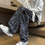 Advbridge American Tie-dye Pants for Men 2025 Autumn Ink Design Leggings Sweatpants Straight Loose Sports Casual Trousers