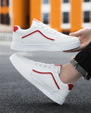 ADVBRIDGE  -  High Quality Men's Leather Casual Sneakers Man Classic Versatile White Shoes Comfortable Outdoor Walking Shoe Male Shoes