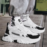 ADVBRIDGE  -  Student thick soled mesh breathable casual sports shoes four seasonal men's outdoor soft sole comfort running shoes male sneaker