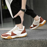 Advbridge Genuine Leather Men Sneakers Flat High Quality Causal Men Shoes Male Footwear Non-slip Fashion Sneakers Men Shoes