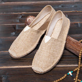 ADVBRIDGE  -  Retro Men's Espadrilles Rubber Outsole Skateboarding Shoes for Man Summer New Men Sports Shoe Non-slip Running Big Size 45 46 47