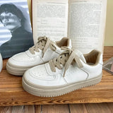 ADVBRIDGE  -  Little White Shoes for Womens New Small and Popular Japanese Student Cricket Shoes Autumn Leisure Trend Leather Sneakers Women