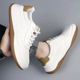 Advbridge Men's Shoes Genuine Leather New Style Men Running Shoes Ourdoor Hot Sale Jogging Trekking Men Sneakers Stylish Skate Shoes Men