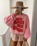 Advbridge Harajuku long sleeves essential autumn lemon graphic t shirts oversized streetwear goth sweatshirt y2k top grunge women clothes