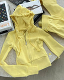 ADVBRIDGE  -  Y2K Women's Vintage long-sleeved slim-fit Sweatshirt Goth Hoodie Spice Coat Goth casual High Street Millennium 2000 Emo Fashion