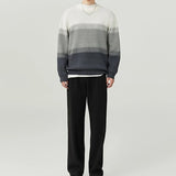 Advbridge 2024 Casual O-Neck Long Sleeve Knitted Pullover 2024 Men Clothing Slim Knitting Jumper Spring Autumn Contract Color Men Sweater
