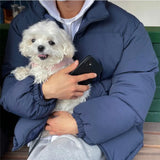 Advbridge Winter Harajuku Short Puffer Jacket Men Short Parkas Casual Kpop Bubble Jackets Mens Streetwear Korean Fashions Coats