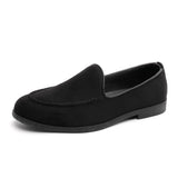 ADVBRIDGE  -  Trendy Suede Men's Loafers Comfy Summer Flat Shoes For Man Slip-on Business Leather Casual Shoes Man Moccasins zapatos de hombre