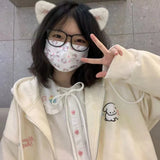 Advbridge Sweet Kawaii Peter Pan Collar Lace Shirts Women Spring New Long Sleeve White Blouses All-match Star Print Bottoming Tops