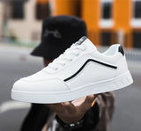 ADVBRIDGE  -  High Quality Men's Leather Casual Sneakers Man Classic Versatile White Shoes Comfortable Outdoor Walking Shoe Male Shoes