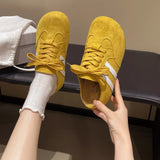 ADVBRIDGE  -   New Fashion Trend Women's Casual Shoes College Style Wide Toe Soft Comfortable Flat Shoes Outdoor Casual Sports Shoes