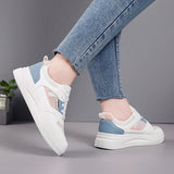 ADVBRIDGE  -  Little white shoes women 2025 breathable mesh surface women's shoes casual sports shoes with thick soled student board shoes