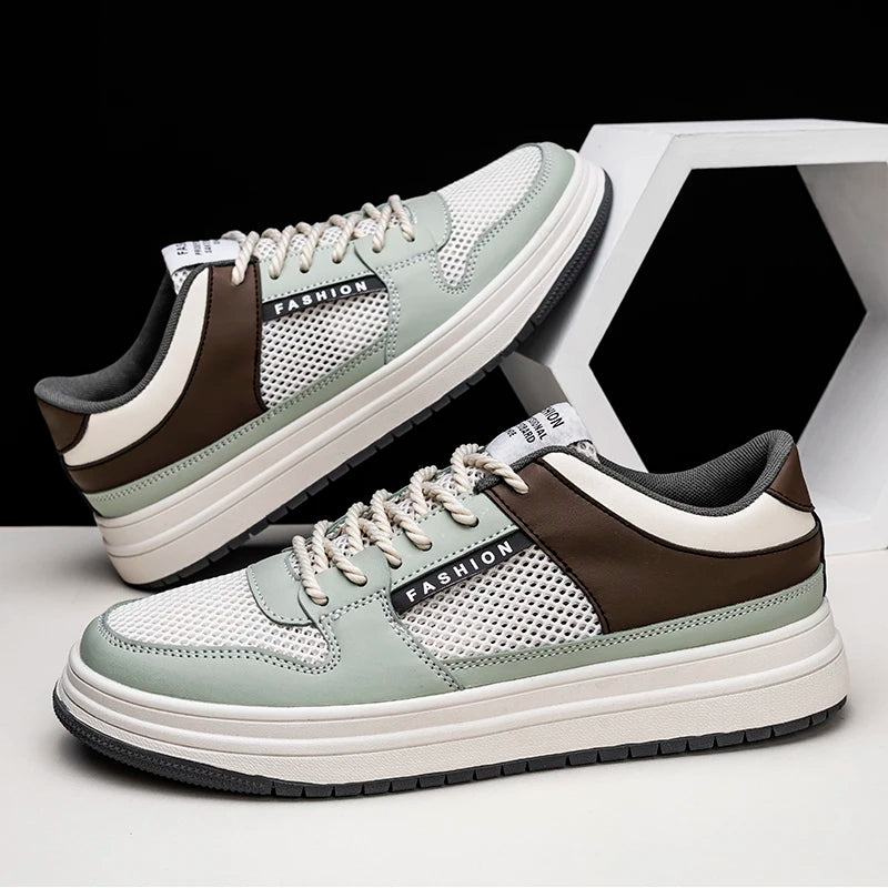 ADVBRIDGE  -  Men's Casual Low Top Breathable Lightweight Non-slip Grip Comfortable Breathable Sneakers Plus Size Walking Shoes for Men