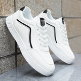 ADVBRIDGE  -  High Quality Men's Leather Casual Sneakers Man Classic Versatile White Shoes Comfortable Outdoor Walking Shoe Male Shoes