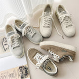 ADVBRIDGE -  Real leather men's shoes 2025  spring new Korean trend versatile and old-fashioned shoes thick white sole sports and leisure shoe