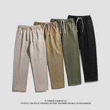 Advbridge Fashion Male Gradient Color Casual Pants Single Road Men‘s Harem Baggy Cotton Hip Hop Joggers Japanese Streetwear Trousers