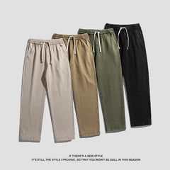 Advbridge Fashion Male Gradient Color Casual Pants Single Road Men‘s Harem Baggy Cotton Hip Hop Joggers Japanese Streetwear Trousers