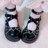 Advbridge 2024 Original Lolita Shoes Women Spicy Girls Thick Soled Brother Shoes Special Style Round Headed Girl Lolita Leather Shoes