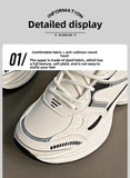 ADVBRIDGE  -   Women Vulcanized Shoes Women Sports Shoes Casual Shoes Thick Sole Height Increasing Breathable Running Shoes Fashionable