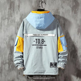 Advbridge Wetailor Men's Jacket hoodie Fashion Casual Streetwear Hoodie Jacket Men Waterproof Clothes Mens Windbreaker Coat Male Outwear
