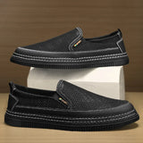 ADVBRIDGE  -  Shoes for Men New Lightweight Soft Sole Breathable Slip-On Driving Shoes Walking Men Casual Shoes Male