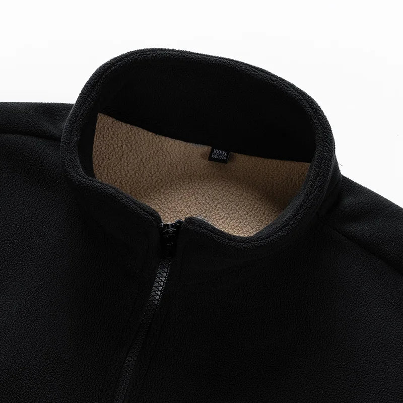 Advbridge Outdoor Travel Embroidery Warm Hoodie Autumn and Winter Fleece Hip Hop Streetwear Warm Fleece Sweatshirts Casual Hoodie for Male