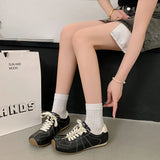 ADVBRIDGE  -  Fashion Casual Sneakers White 2025 Summer Flat Square Toe Sneakers Women's Shoes