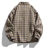 Advbridge Plaid Jacket Men Harajuku Woolen Jacket Coat Plus Size 8XL Spring Autumn Plaid Coats Male Outerwear Big Size 8XL