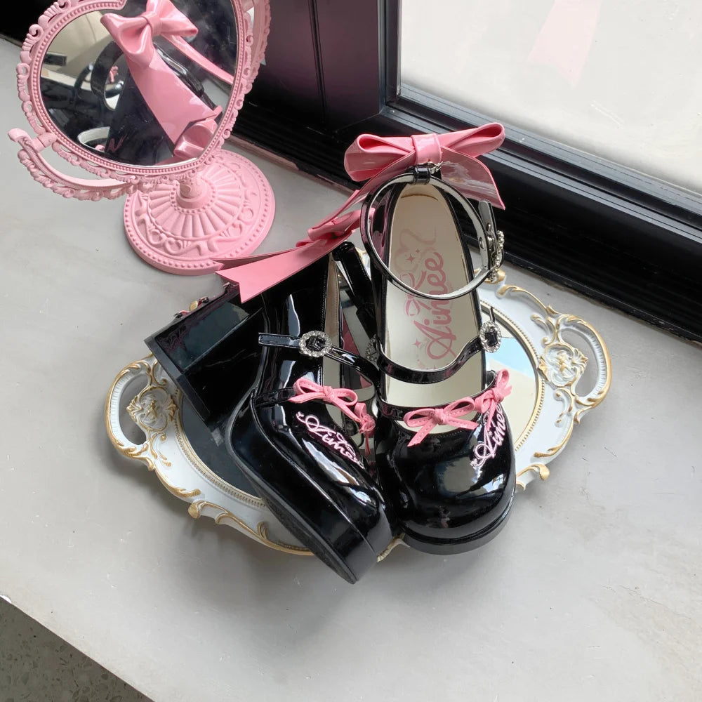 Advbridge Hot Girl High Heels Y2k Original Lolita Fashion Street Girl Single Shoes Japanese Sweet Loli Tea Party Single Shoes