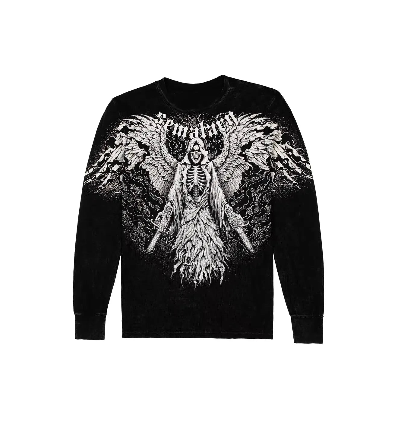 Advbridge Y2K Fashion New Street Round Neck Long Sleeve T-shirt Harajuku Goth Super Graphic Printing Vintage Joker Couple Short Sleeve Top