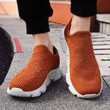 ADVBRIDGE  -  Breathable Slip on Male Vulcanized Shoes Men Casual Shoes Lightweight Men's Casual Sneakers Soft Anti-slip Flats Outdoor Loafers