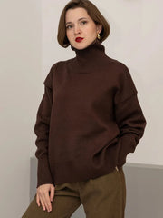 Advbridge aspen outfit winter Morgan Turtleneck Knitted Sweater