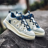 ADVBRIDGE  -  Trend Men's Shoes Outdoor Sneakers New Platform Vulcanized Shoes Breathable Casual Shoes Non Slip Comfortable Running Shoe Tenis