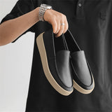ADVBRIDGE  -  High Quality Men's Loafers Soft Suede Slip-on Shoes Man Flats Lightweight Comfortable Driving Shoes For Man Summer Casual Shoes