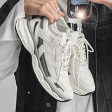 Advbridge Mesh Chunky Mens Sneakers White Breathable Fashion Outdoor Sports Shoes Vulcanized Casual Male Designer Running Athletic Shoes