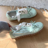 ADVBRIDGE  -  Mint Mambo Womens Shoes Original Ballet Casual Breathable Womens Casual Shoes Cute Bow Comfortable Lace Lady Shoes