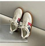 ADVBRIDGE  -  Retro Design Low Top Thick Soled Casual Sports Shoes for Women Autumn Fashion Trend Versatile Comfortable Non Slip Sneakers