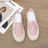 ADVBRIDGE  -  Canvas Slip on Flat Women's Shoes Loafers Cheap Light Shoe Autumn Original Walking Spring Vulcanized for A Offer Female Footwear