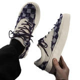 ADVBRIDGE  -  Spring New Men's Shoes Pair Pair Shoes Casual Board Shoes Lace Fringe Denim Wear-resistant Anti-slip Low-top Flat Shoes