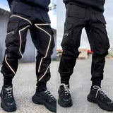 Advbridge Men's Cargo Pants Techwear Multi Pocket White Male Trousers Multipockets Sports Joggers Summer Stacked High Quality Aesthetic