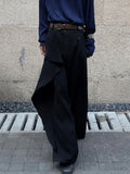 Advbridge 3 Colors Pants Men Baggy Design Spring Autumn Japanese Style Gentle Button Mopping Retro Aesthetic Solid Pantalones Handsome New