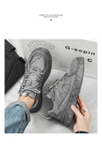 Advbridge Fashion Men Running Shoes Breathable Male Sports Shoes Anti-slip Men's Walking Shoes Outdoor Lace-up Sneakers
