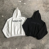Advbridge Streetwear Kanye West DONDA Quality Printed Velvet Sweatshirt Casual Loose Oversized Tops Hoodies For Men