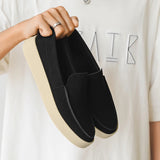 ADVBRIDGE  -  High Quality Men's Loafers Soft Suede Slip-on Shoes Man Flats Lightweight Comfortable Driving Shoes For Man Summer Casual Shoes