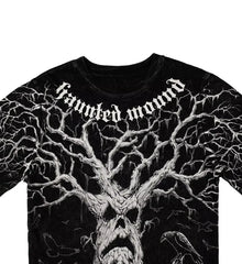 Advbridge Y2K Fashion New Street Round Neck Long Sleeve T-shirt Harajuku Goth Super Graphic Printing Vintage Joker Couple Short Sleeve Top