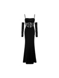 Advbridge Sexy Women Bodycon Casual Solid Slim Long Dress Spaghetti Strap Vintage Elegant Party Prom Dresses Female Clothes Robe Vestidos