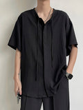 ADVBRIDGE  -  Summer New Pure Cotton Short-sleeved Men's Round Neck Solid Color T Shirts Casual Loose Pullover with Bottoming T-shirt. Q247