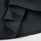 ADVBRIDGE  -  Women Korean A-Line Dress with ‌Belted Tie‌ Gray Crew Neck Short Sleeve Casual Short Dresses Minimalist Streetwear
