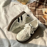 ADVBRIDGE  -  Women's Casual Shoes Cute Kitten Embroidery Soft Bottom Non-slip Comfortable De Training Shoes New Hundred Fashion Plate Shoes